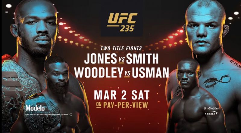 Watch UFC 235: Jones vs. Smith 3/2/19