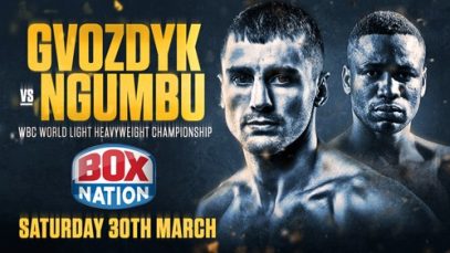 Gvozdyk vs. Ngumbu 3/30/19 Full Show