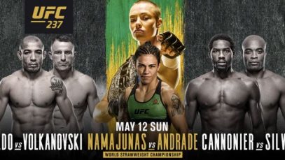 UFC 237: Namajunas vs. Andrade Full Fight Replay