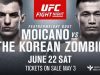 Watch UFC Fight Night 154: Moicano vs The Korean Zombie 6/22/19