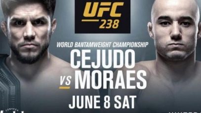 Watch UFC 238 Cejudo Vs Moraes 6/8/19 – 8th June 2019