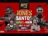 UFC 239 JONES VS. SANTOS Full Fight Replay