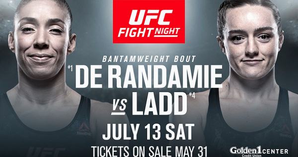 Watch UFC Fight Night 155: De Randamie vs. Ladd 7/13/19