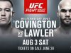 Watch UFC Fight Night ESPN 5: Covington vs. Lawler 8/3/19