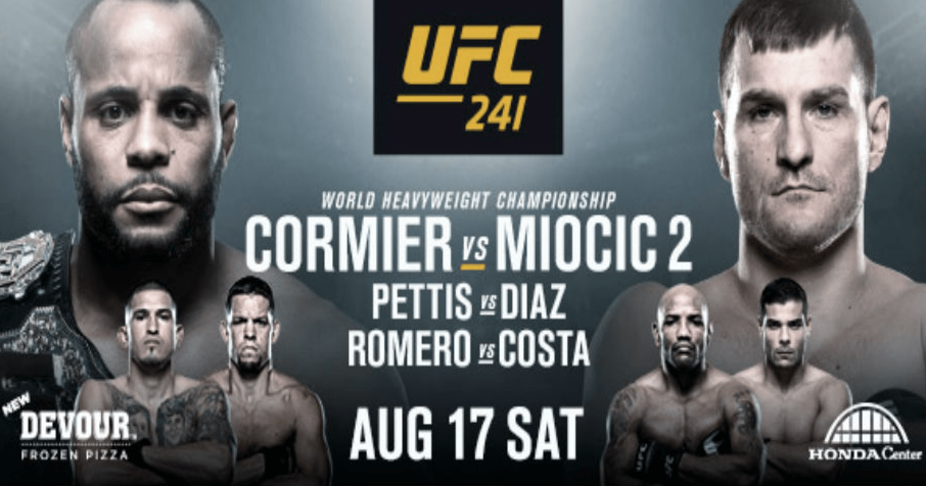 Watch UFC 241: Cormier vs. Miocic 2 8/17/19