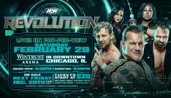 Watch AEW Revolution 2020 2/29/20 – 29th February 2020 Full Show