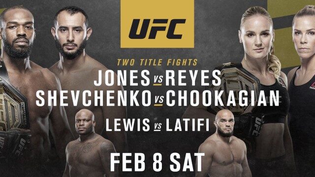 UFC 247: Jones vs. Reyes 2/8/2020 PPV Full Show Online Free