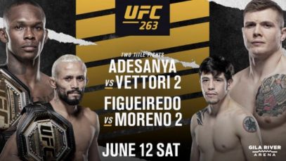 Israel Adesanya vs. Marvin Vettori 2 UFC 263 Full Fight Replay