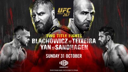 Watch UFC 267 : Blachowicz Vs Teixeira 10/30/21